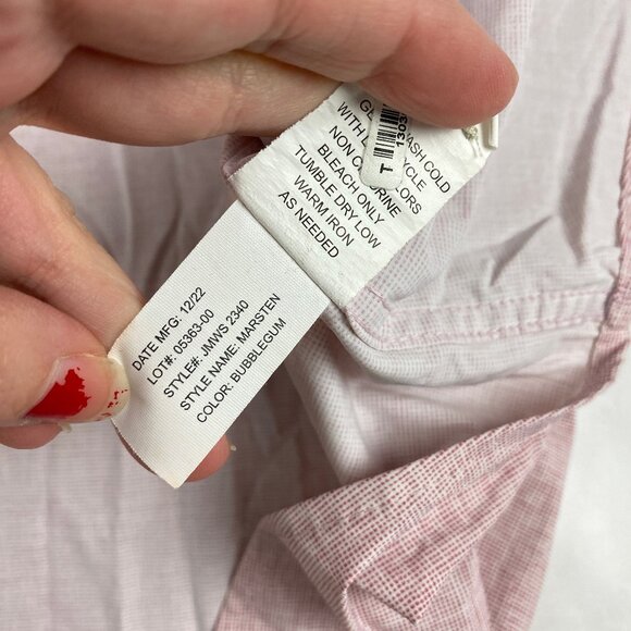 Johnnie-O Button Down Shirt Men's Size XL Pink - Picture 9 of 9